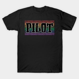 LGBT PATTERN USA PILOT T-Shirt